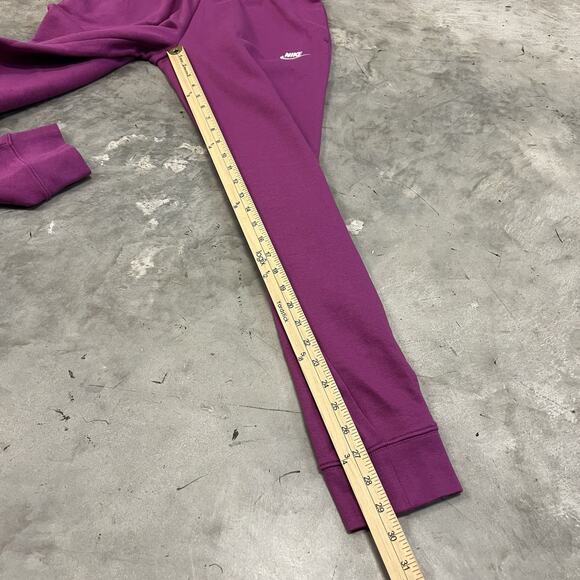 Nike Sportswear Jogger Women Sz Sm Pink Fuchsia Club Fleece Mid-Rise DQ5191-518 - Picture 2 of 8